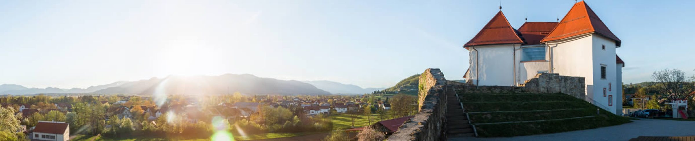 Komenda Castle View enlarged image Komenda Castle