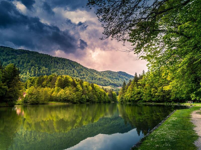 Braslovce Lake View enlarged image Braslovce Lake