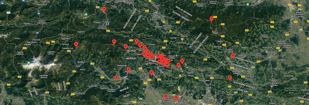  Register of Places to See points  
