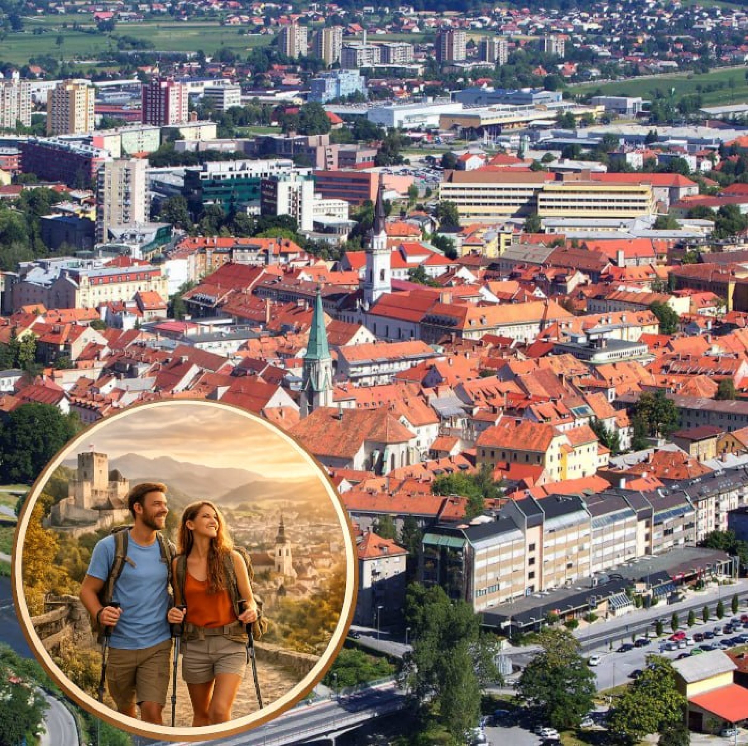 Ogled povečano sliko Peš poti po Celju in okolici