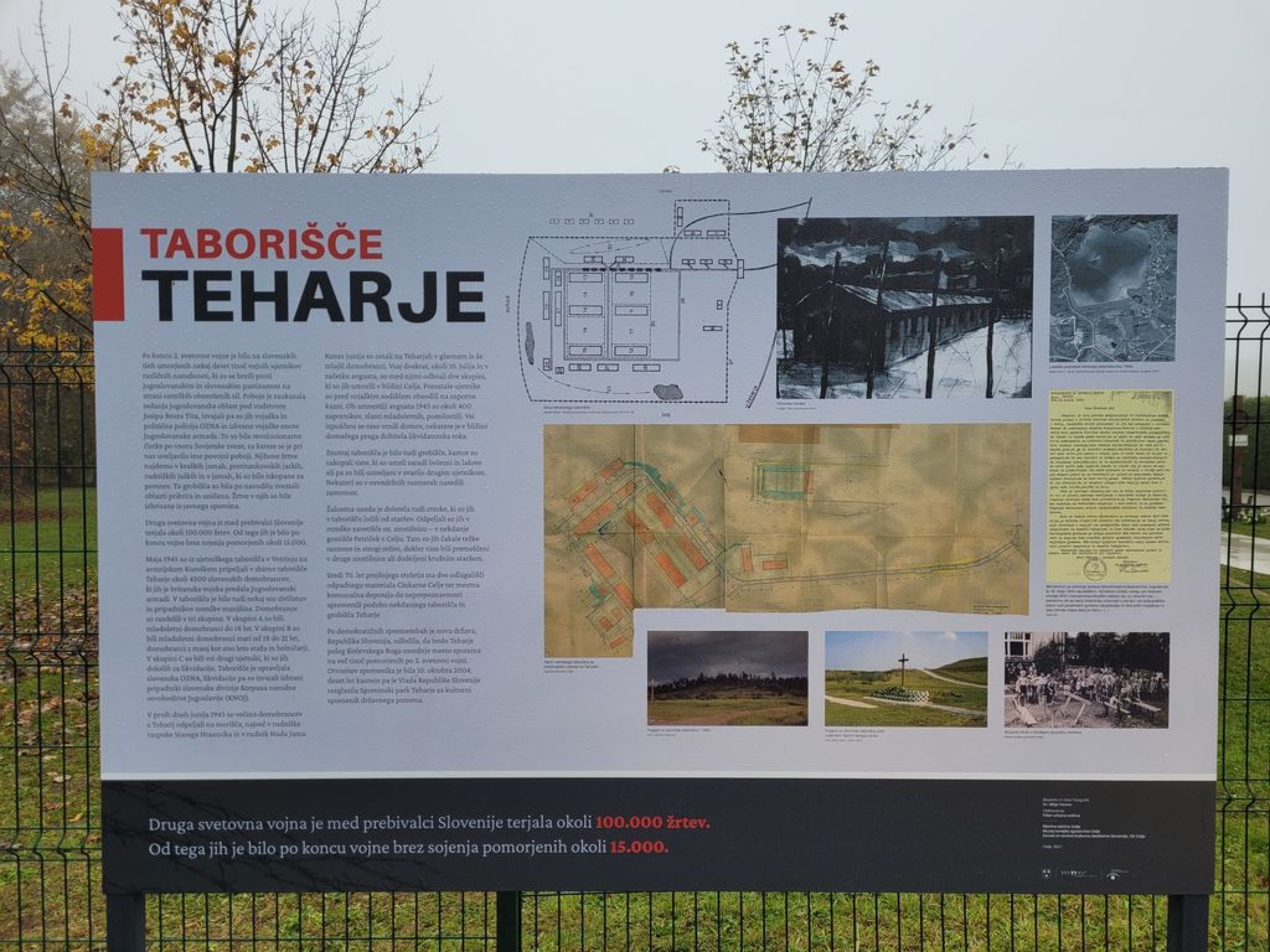 Ogled povečano sliko Spominski park Teharje