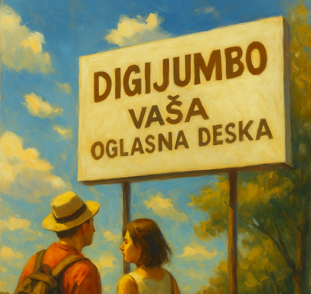 Digi Jumbo – javna digitalna oglasna deska za TRGOVINE