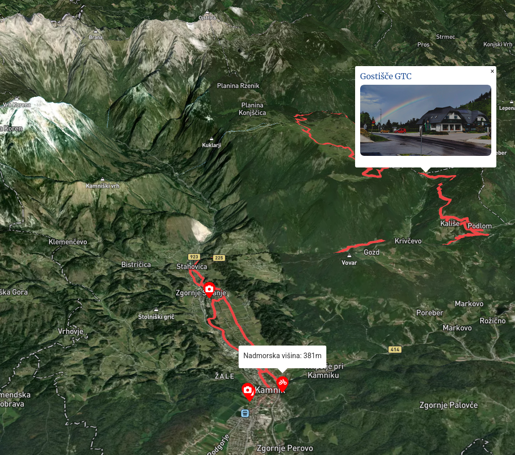 Digital Cycling Routes