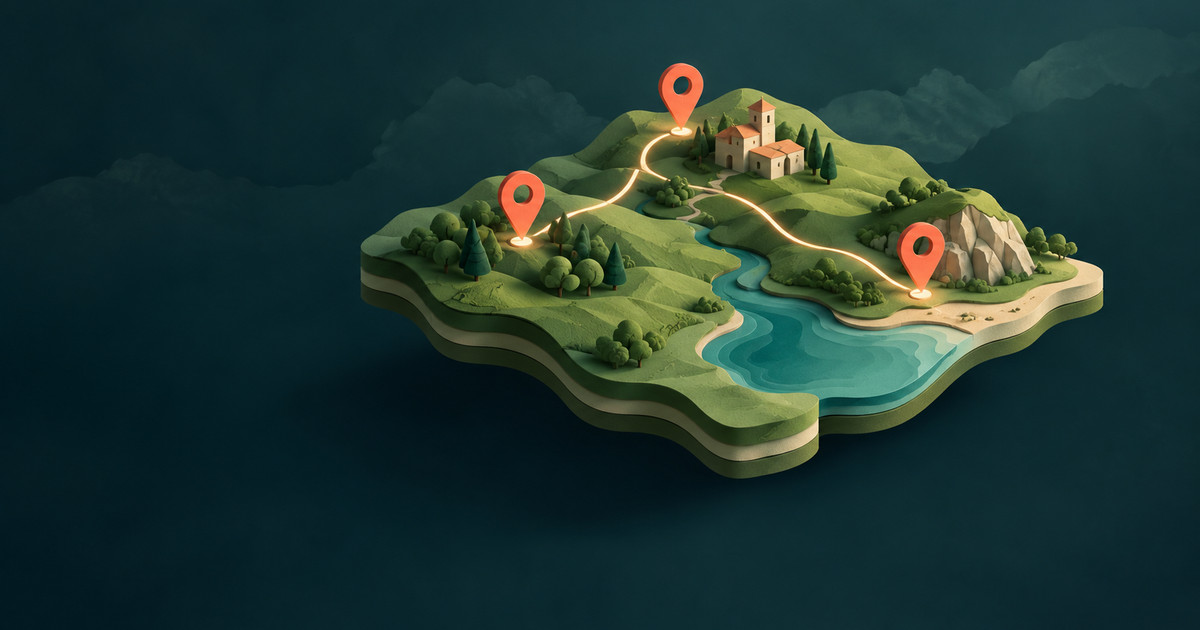 Digital Maps of Cultural Heritage and Natural Attractions
