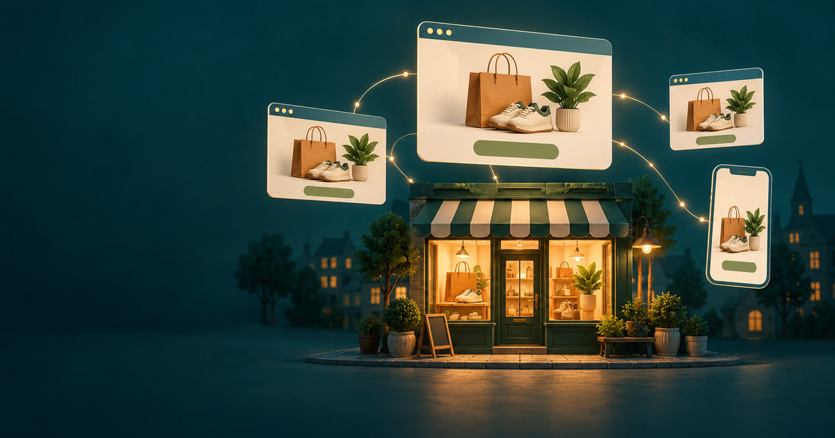 Digi Jumbo: digital advertising board for local shops